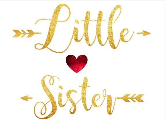 Download Little sister Svg Baby girl svg for Silhouette Little sister