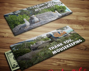 Nemo And Friends Mousekeeping Envelopes - Printable - Digital Download - Theme Park Ride