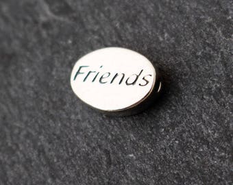Sterling Silver Friends Bead
