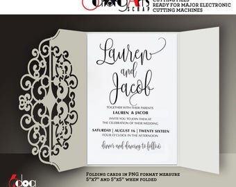 tri fold invitations