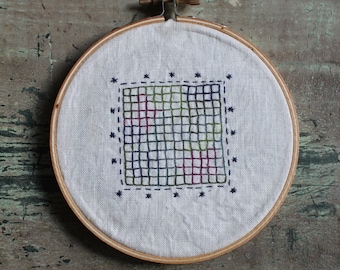 Rainbow graph paper hoop