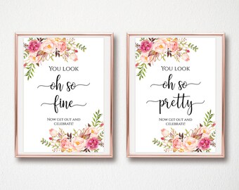 Bathroom Signs Pdf bathroom decor | etsy Bathroom Signs Pdf bathroom decor | etsy