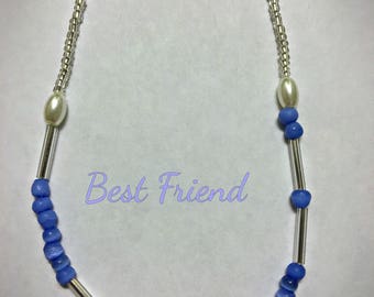 Best Friend Morse Code necklace; Secret Code necklace, Personalized Jewelry, Friendship necklace, Bestie necklace