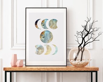 Moon Wall Art moon wall hanging | etsy Moon Wall Art moon wall hanging | etsy