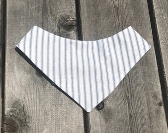 SALE** Sailor Stripes reversible pet bandana/ bow tie