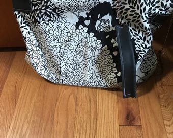 Black and White Owl Satchel