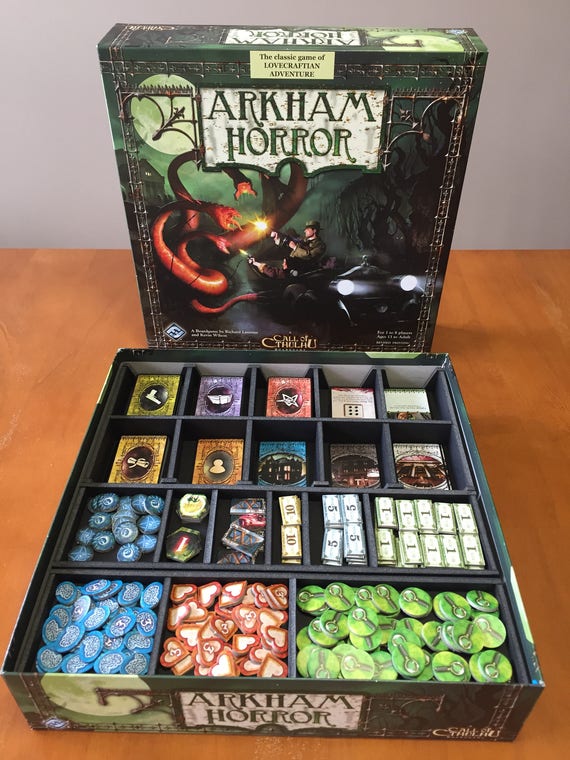Arkham Horror Board Game Foam Core Insert