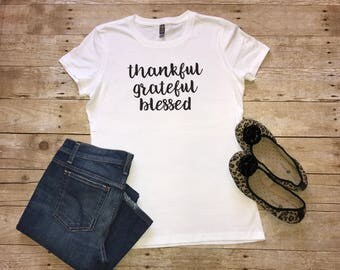 Thankful grateful | Etsy