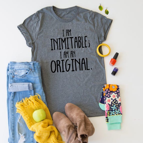 i am inimitable i am an original shirt