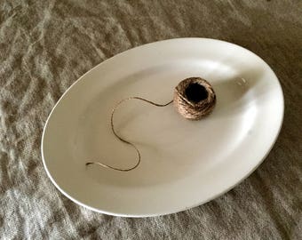 Vintage White Ironstone platter by Johnson Bros England. My white vintage home.