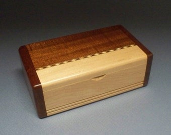 Small Wooden Box, Watch Box, Corporate Gift, Wedding Gift, Best Man Gift