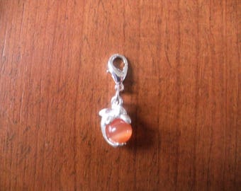 charm's charm hook Dolphin CatEye glass bead