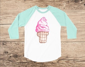 pink ice cream shirt