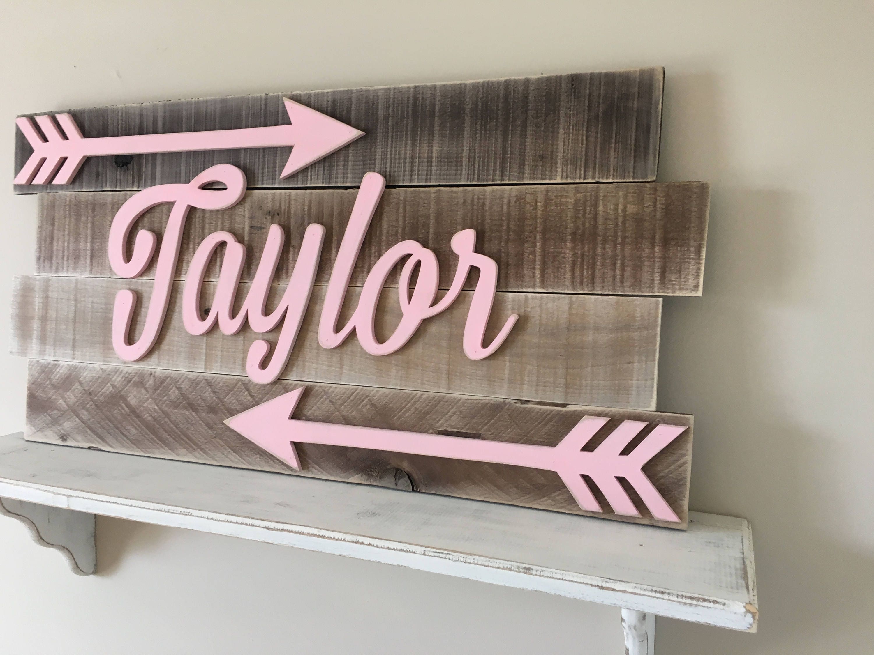 Baby Name Letters Etsy Nursery Decor Wall Letters Hanging