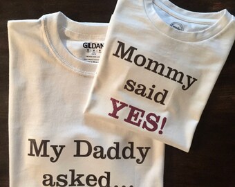 mommy said yes t shirt