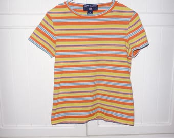 RALPH LAUREN size M - vintage 1990's t-shirt