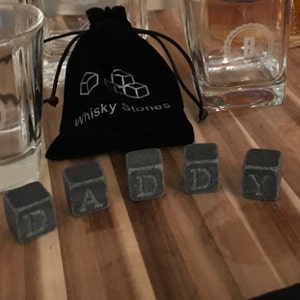 personalized whiskey stones