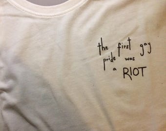 the first gay pride was a riot shirt