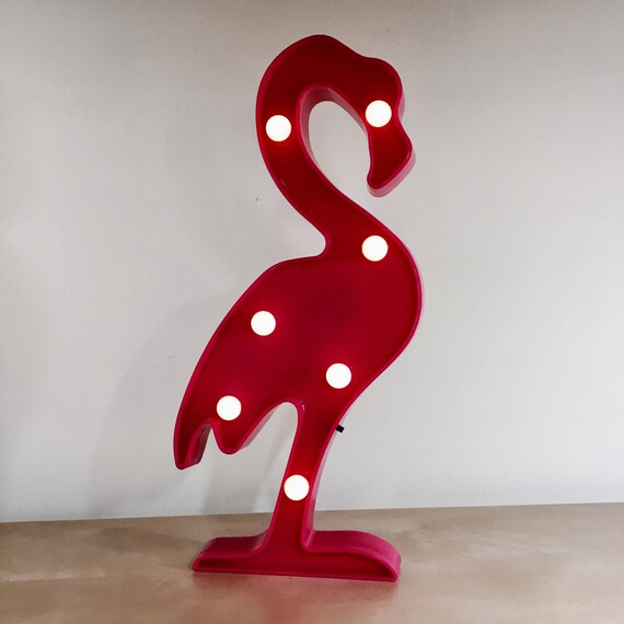 Pink Flamingo LED Night Light / Party Light
