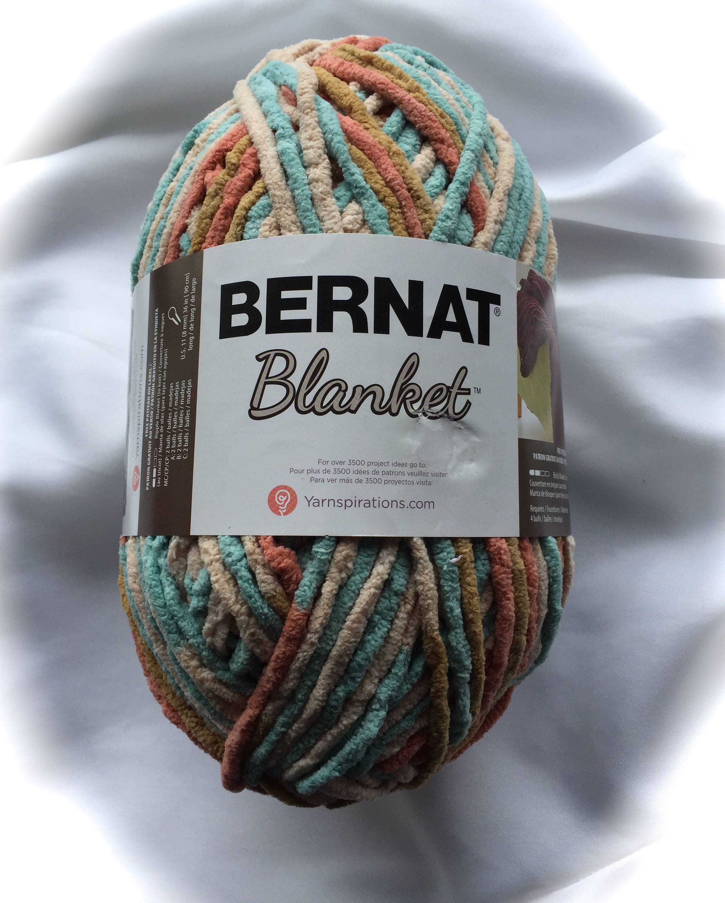 SAILORS DELIGHT Bernat Blanket Yarn 10136 10.5oz Skein