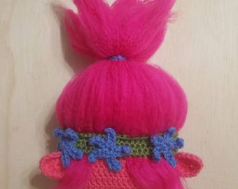 Poppy Troll Hat // Crochet Troll Hat // Poppy Troll Costume
