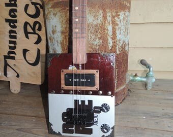 Custom 4 String Cigar Box Guitar