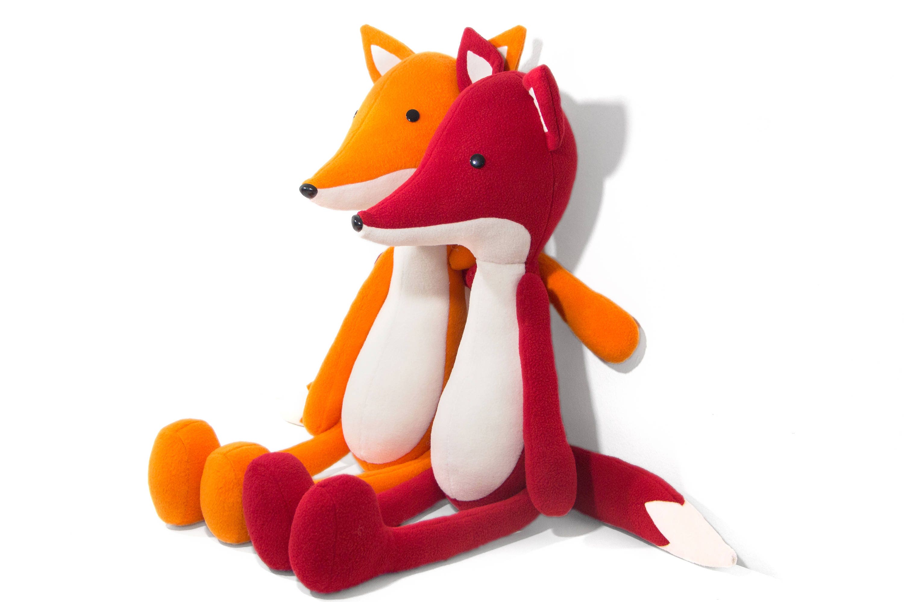 large stuffed fox animal