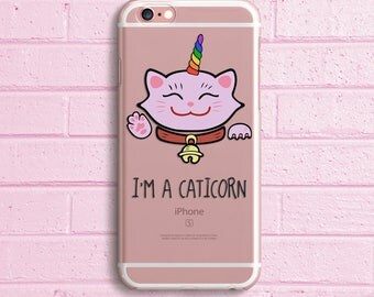 Cute Caticorn iPhone 7 case iPhone 6S Case Samsung S7 Case, Samsung S8 case