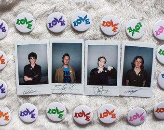 Circa Waves • 4 signed polaroids • lovebutton.org