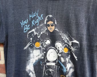 Vintage Billy Joel T shirt 1980 you may be right paper thin