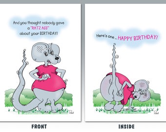 Sexual birthday card | Etsy