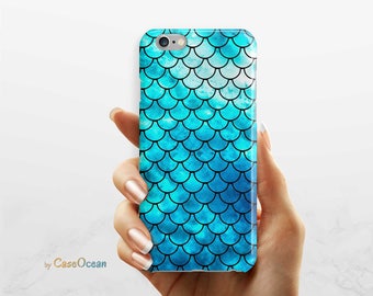 BLUE MERMAID phone case, iPhone 7 6 6s Plus phone case iPhone SE 5 5s phone case Samsung Galaxy S8 Plus S7 Edge S6 S4 S3 mermaid phone case