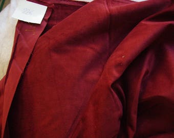 NO. 226 FABRIC VELVET COLOR AUBERGINE BROWN