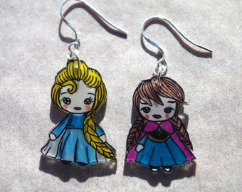 The snow Queen earrings