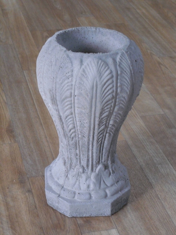 Cemetery Memorial Vase Cement Vase Vase Memorial Vase