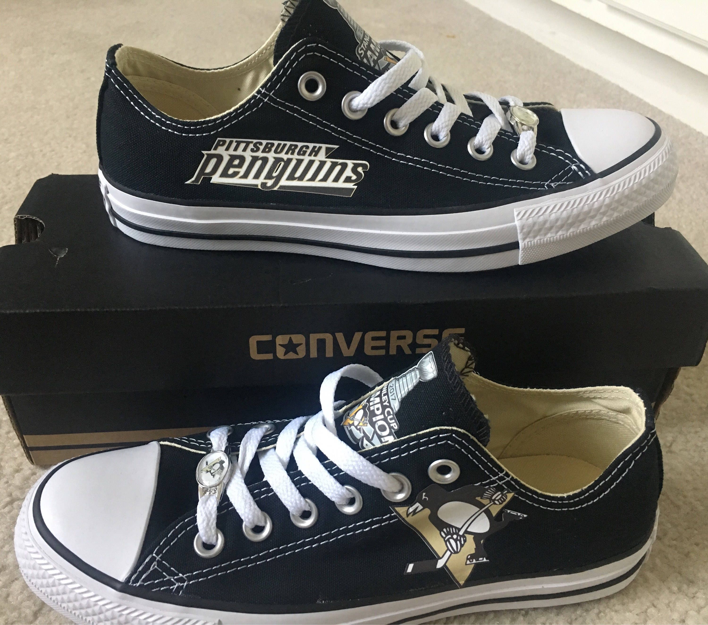 Pittsburgh Penguins Converse Chuck Taylor Sneakers NHL
