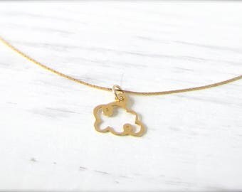 Cloud | Necklace | Gold