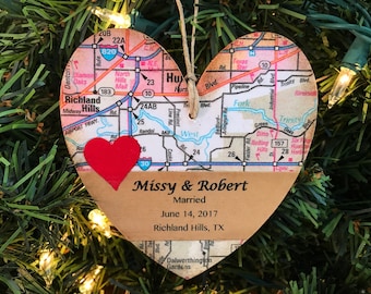 personalized wedding ornament first christmas married personalized wedding ornament first christmas married