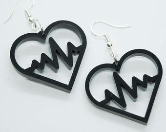 Heart Beat Earrings