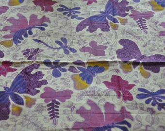 FABRIC ethnic "Butterfly" SOLO city JAVANESE BATIK Indonesia
