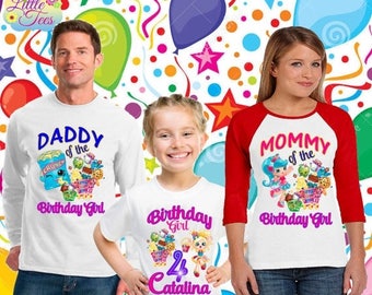15% Off Shopkins shirt/shopkins birthday shirt/birthday girl shirt/birthday shirt/family shirts /sopkins/family theme shirts/ familyshopk
