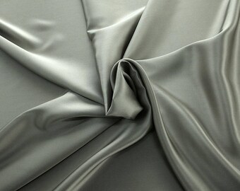 1712-015 - Crepe Satin silk 100%, width 135/140 cm, made in Italy, dry cleaning, weight 100 gr