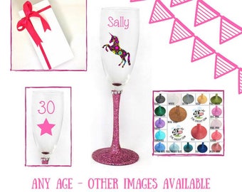 30th birthday for her, personalised 30th birthday gift for her, wine glass 30th birthday wine glass, 30th wine glass, dirty 30 wine glass