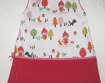 dress child reversible little Red Riding Hood 2/3 years
