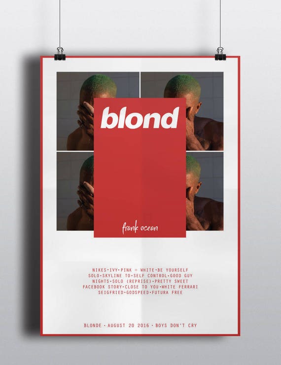 frank ocean blonde album art creator