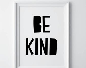 Be kind sign | Etsy