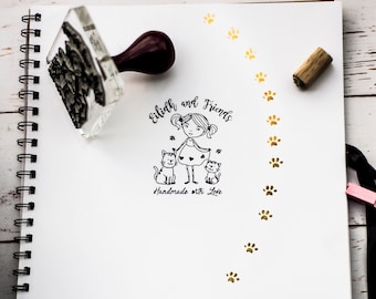 LOGO STAMP, custom Rubber Stamp, custom stamp, rubber stamps - Turn your logo into a high quality Personalised stamp with handle
