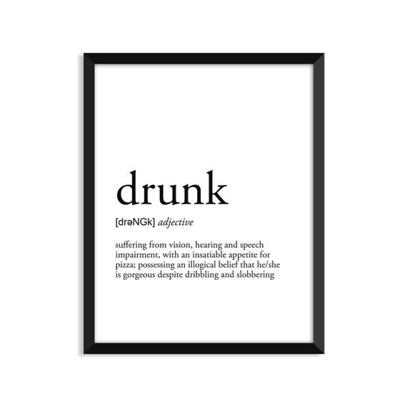 drunk-definition-art-poster-dictionary-art-print-office