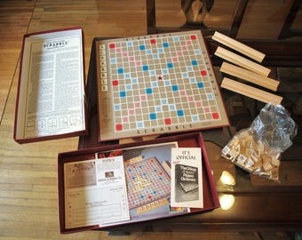 1948 Vintage Scrabble Game by Selchow & Righter Company – Complete
