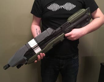 Halo 5 Assault Rifle Prop, 3D Printed and Painted